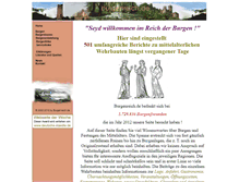 Tablet Screenshot of burgenreich.de